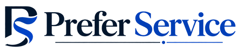 Blue gradient header banner with abstract swirling shapes on the left and right.